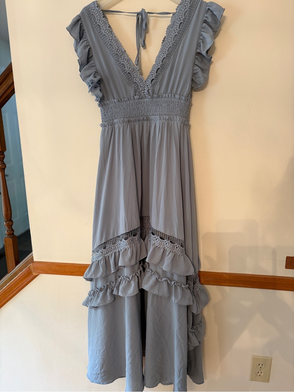 NWT Baltic Born Jasmine Ruffle Maxi Dress